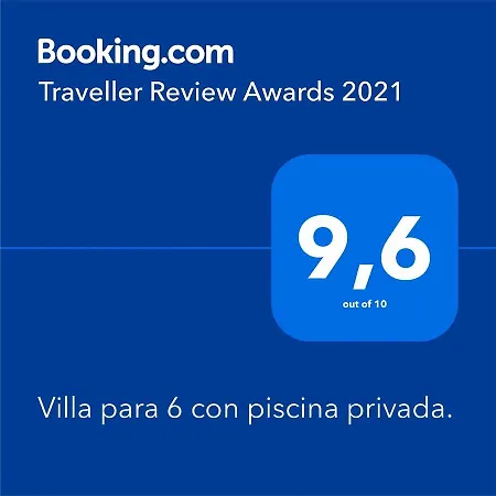 6 Con Piscina Privada. Villa